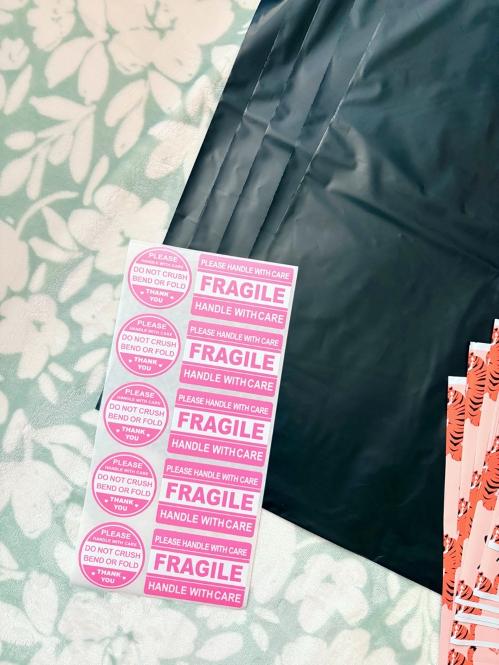 75 Piece Pink Tiger Shipping Supply Bundle 🐅💕 - Picture 4 of 4